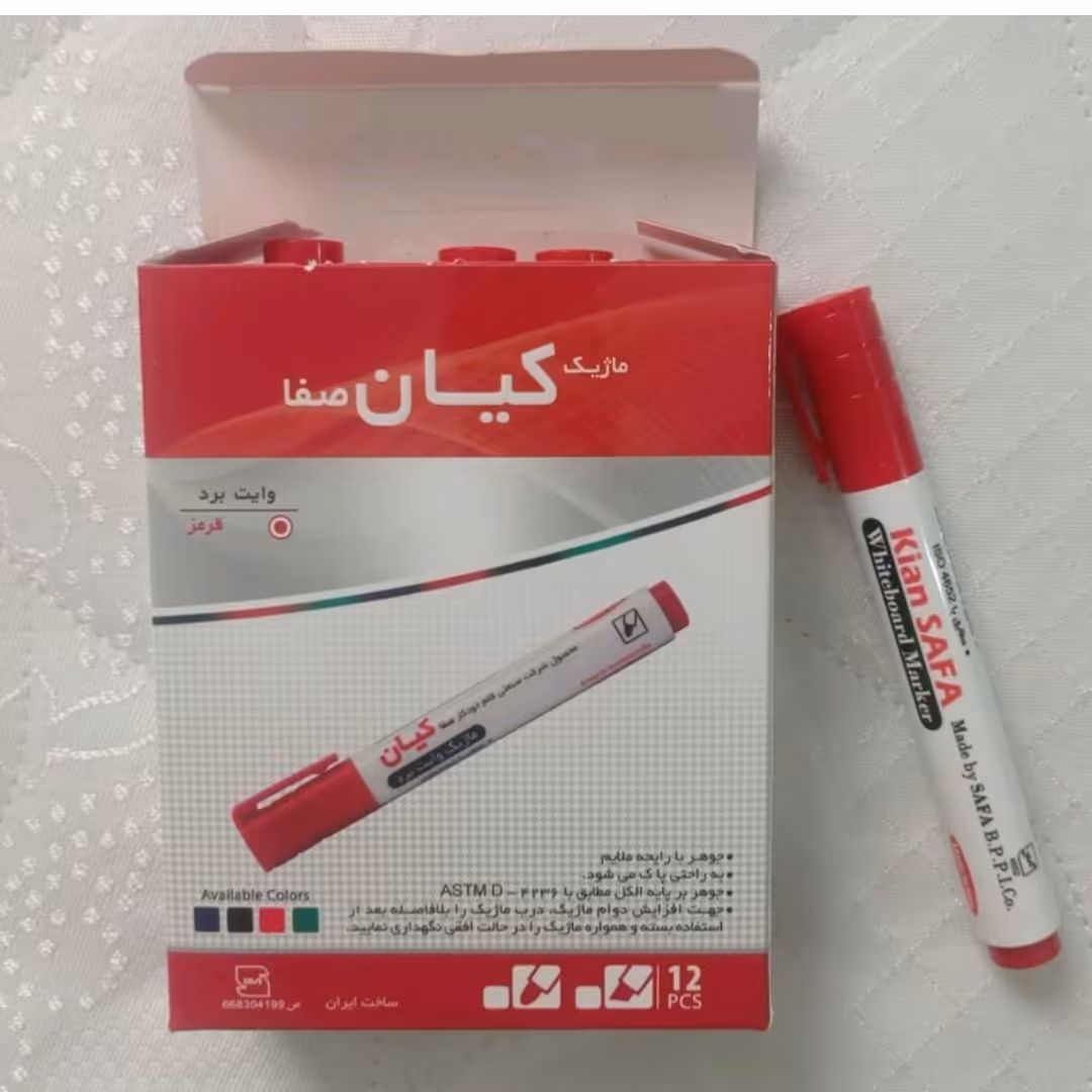 ماژیک وایت برد کیان صفا قرمز