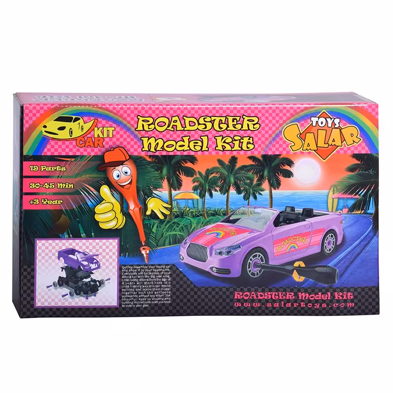 اسباب بازی ساختنی طرح ماشین مسابقه کار کیت 