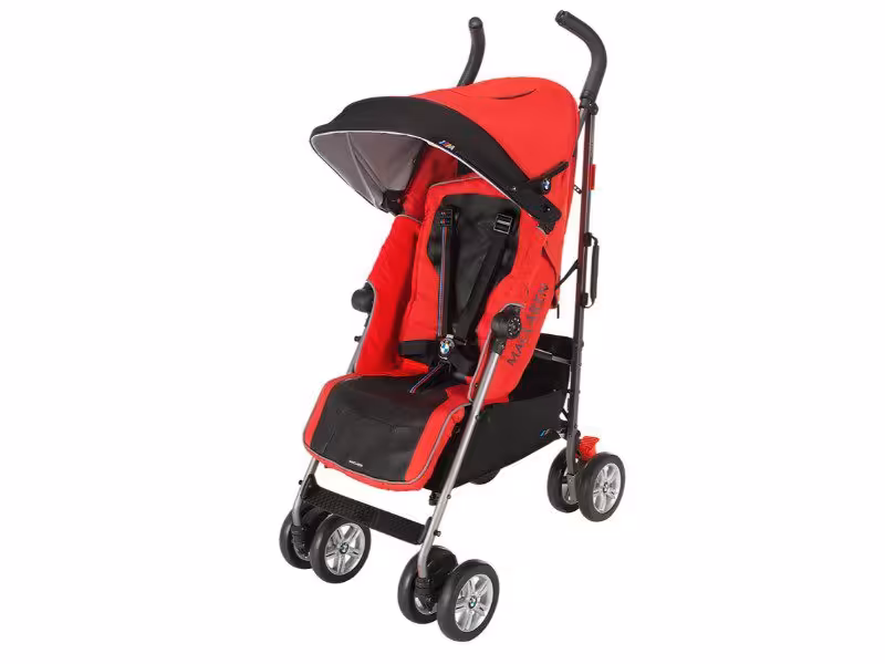 کالسکه مک لارن maclaren طرح بی ام و BMW  قرمز-مشکی  20182