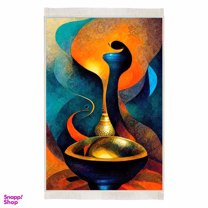 فرش ماشینی چاپی بدون تار و پور هانوکس مدل سیرا کد HAM.417