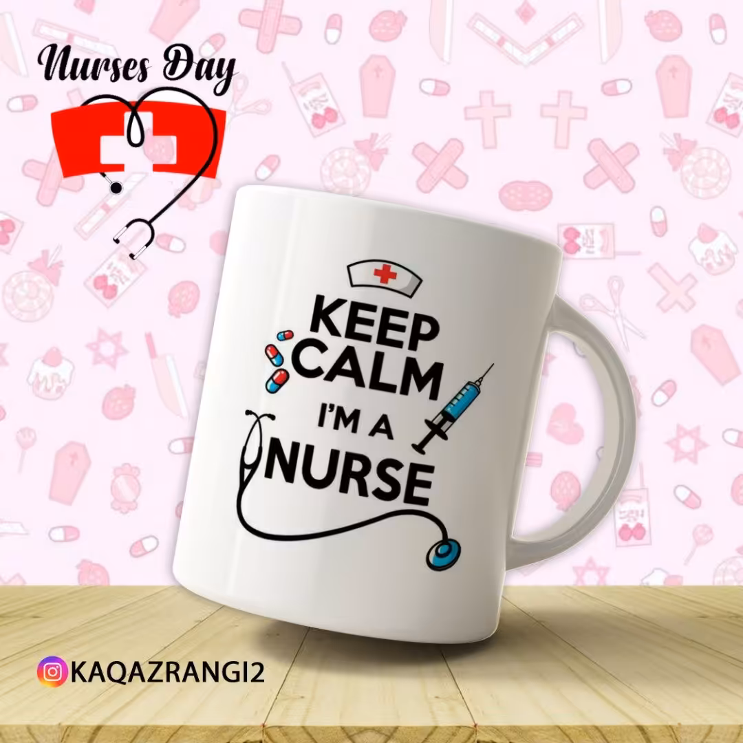 ماگ با طرح پرستاری 2