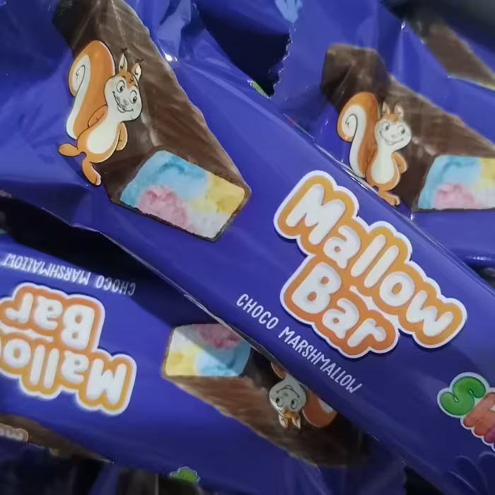 مالوبار شیبا (مارشمالو با روکش شکلاتی) 