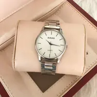ساعت رادو مردانه بند استیل نقره ای صفحه سفید