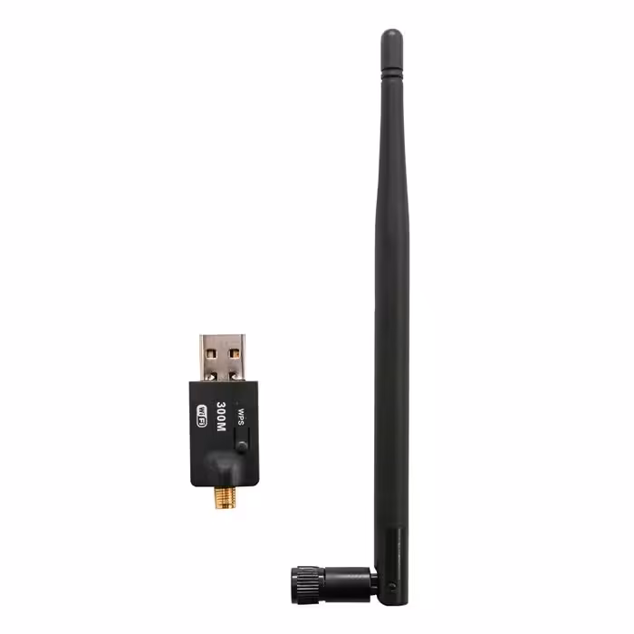 دانگل وای فای (کارت شبکه بی سیم) آنتن دار-300 مدل U300 802.IIN