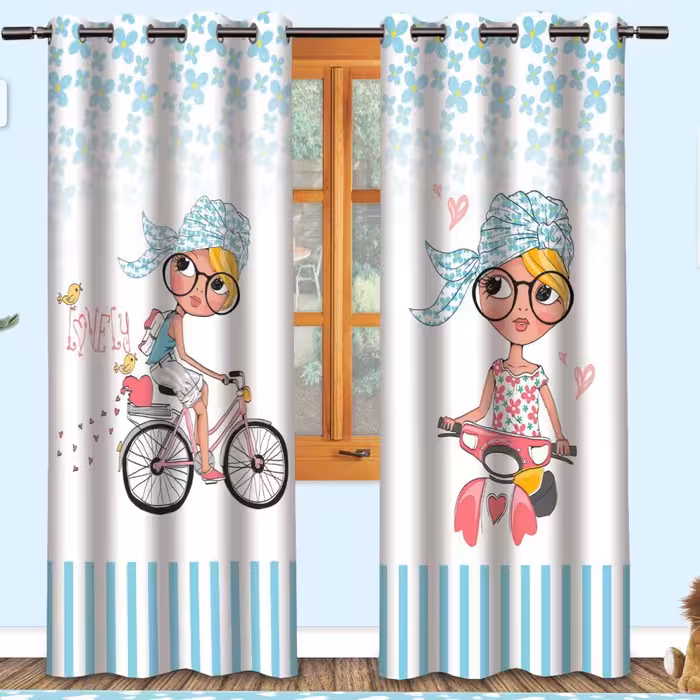 پرده چاپی  پانچ  اتاق کودک کد 701