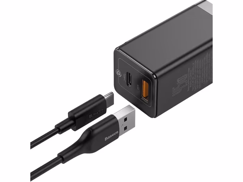 شارژر دیواری سریع دو پورت بیسوس Baseus CCGaN45UC GaN2 Quick Charger