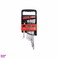 ست آچار بکس یک سر تخت یک سر جغجغه وایزآپ کد 31301 مجموعه 7 عددی