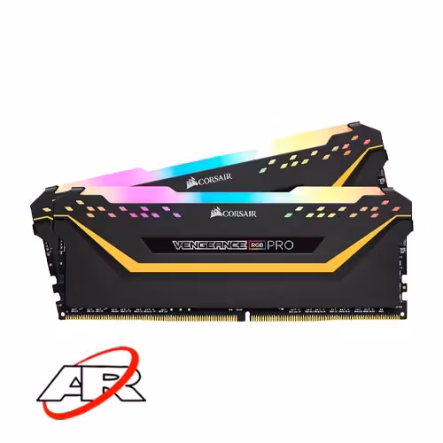 رم کامپیوتر کورسیر مدل 32GB VENGEANCE RGB PRO فرکانس 3200MHz ظرفیت (16GB×2)