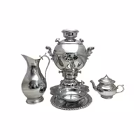 سماور طوفان6 لیتر تخم مرغی ساده دارای2سال ضمانت 