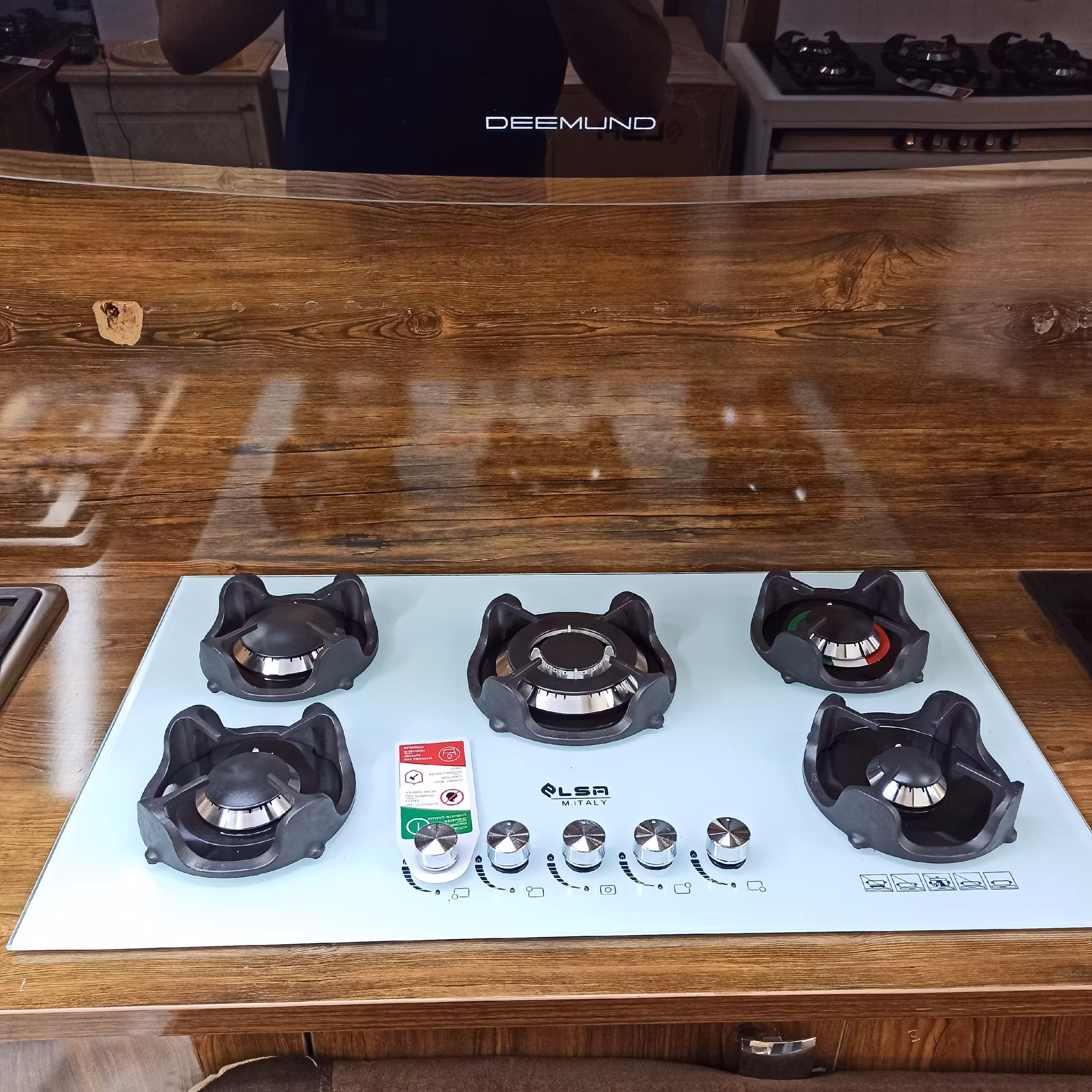 گاز صفحه ای شیشه سفید وارداتی ایتالیای چدن اختصاصی(ارسال رایگان)