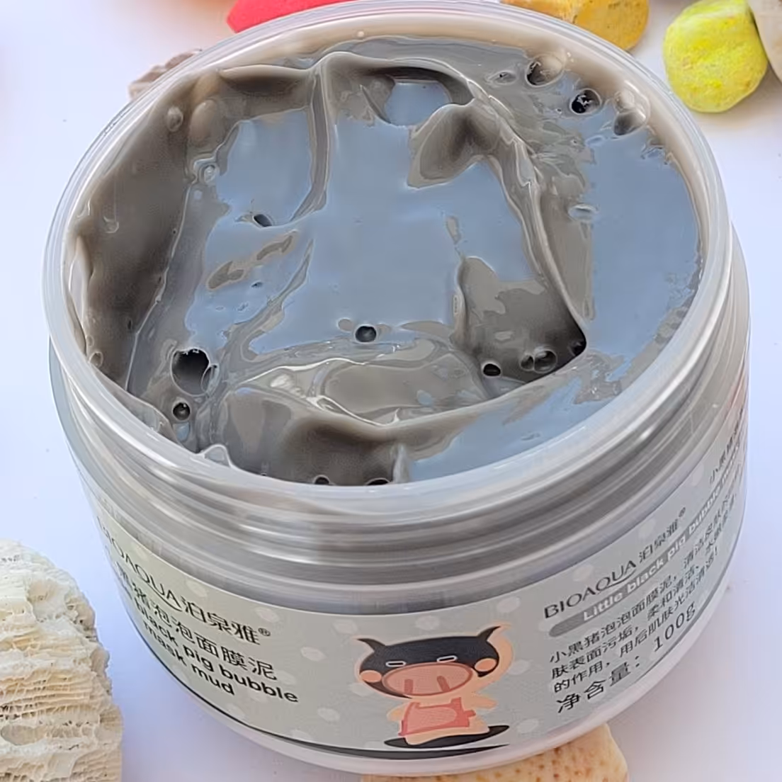 ماسک عالیدحبابی بیوکوا بی نظیر پاک کننده منافذ پوستی مرطوب کننده سفید کننده.و.... 