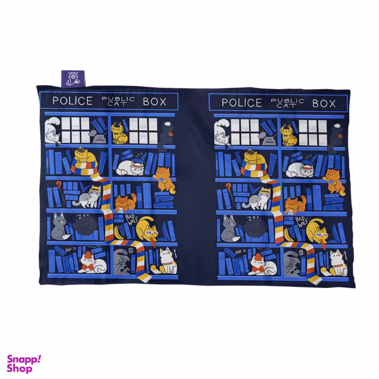 کاغذ کادو پارچه‌ ای ترمه طراحان ایده (Terme Tarrahan Ide) طرح گربه‌های بامزه کد strm0057