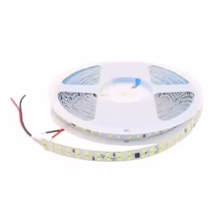 LED نواری سفید مهتابی 220 ولت 2835 240Pcs دو ردیفه بدون روکش رول 10متری