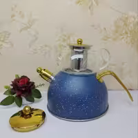 کتری و قوری سوتی برند وردا ورق ضخیم کف چدن