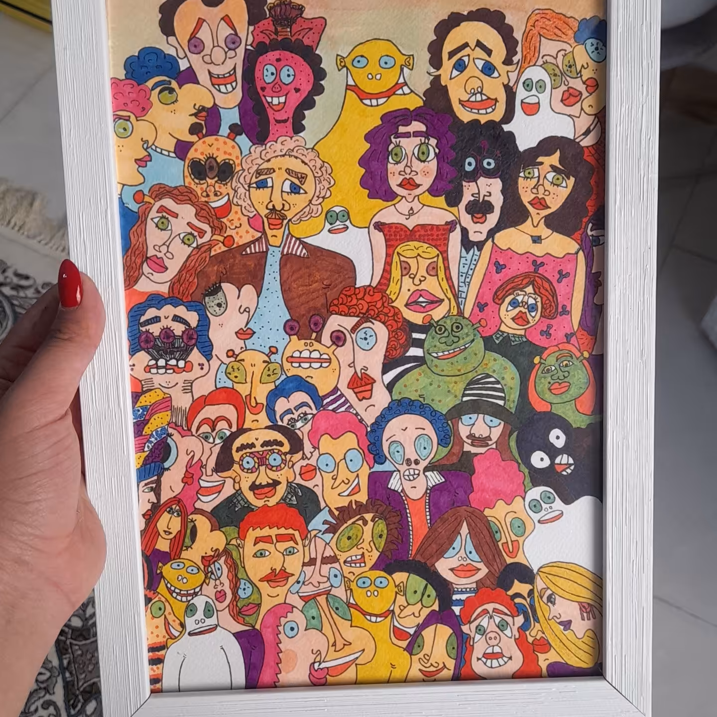 تابلو نقاشی کارتونی شرک