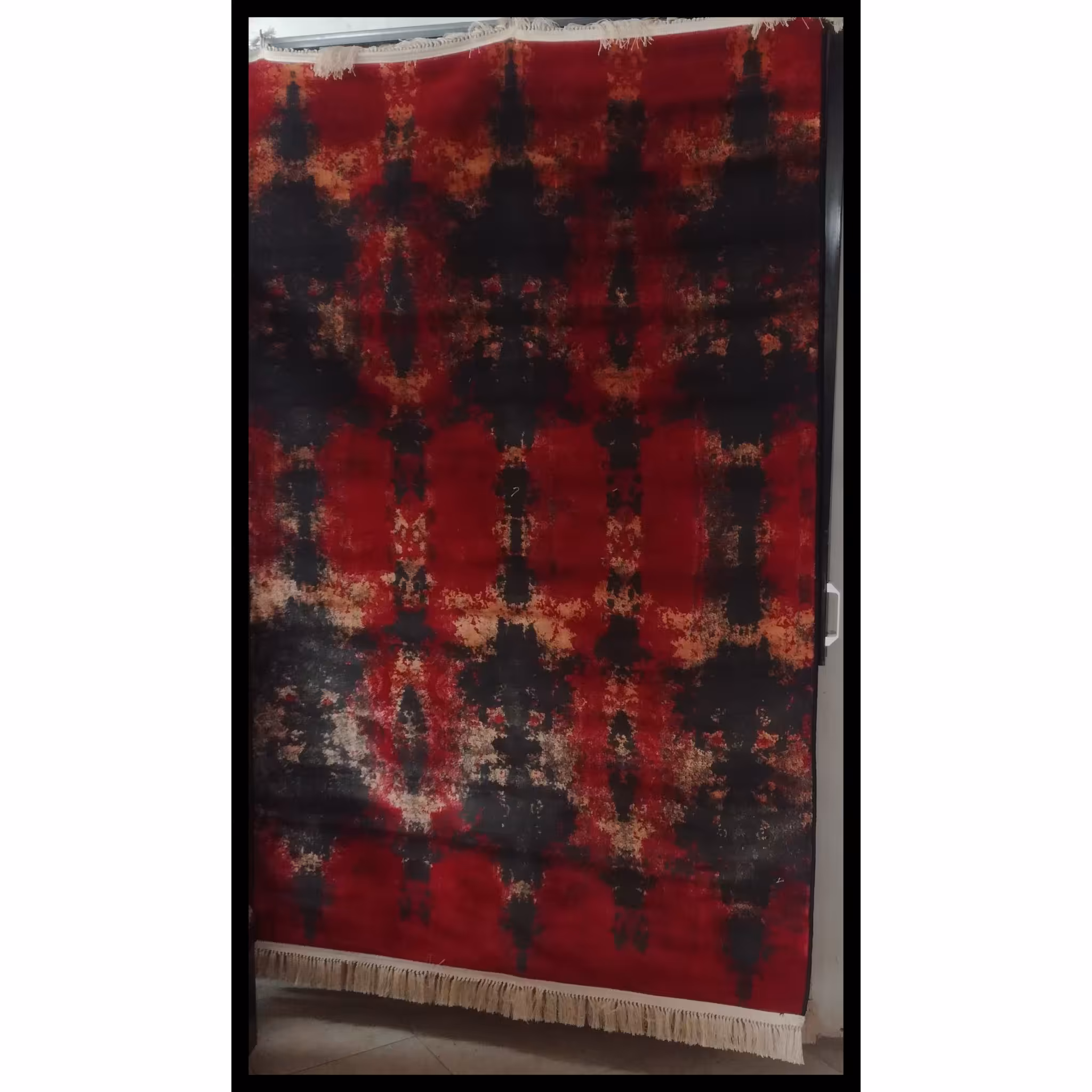 فرش ماشینی 4 متری فانتزی وینتج پلی استر برای  اتاق کودک  و آشپزخانه  خواب