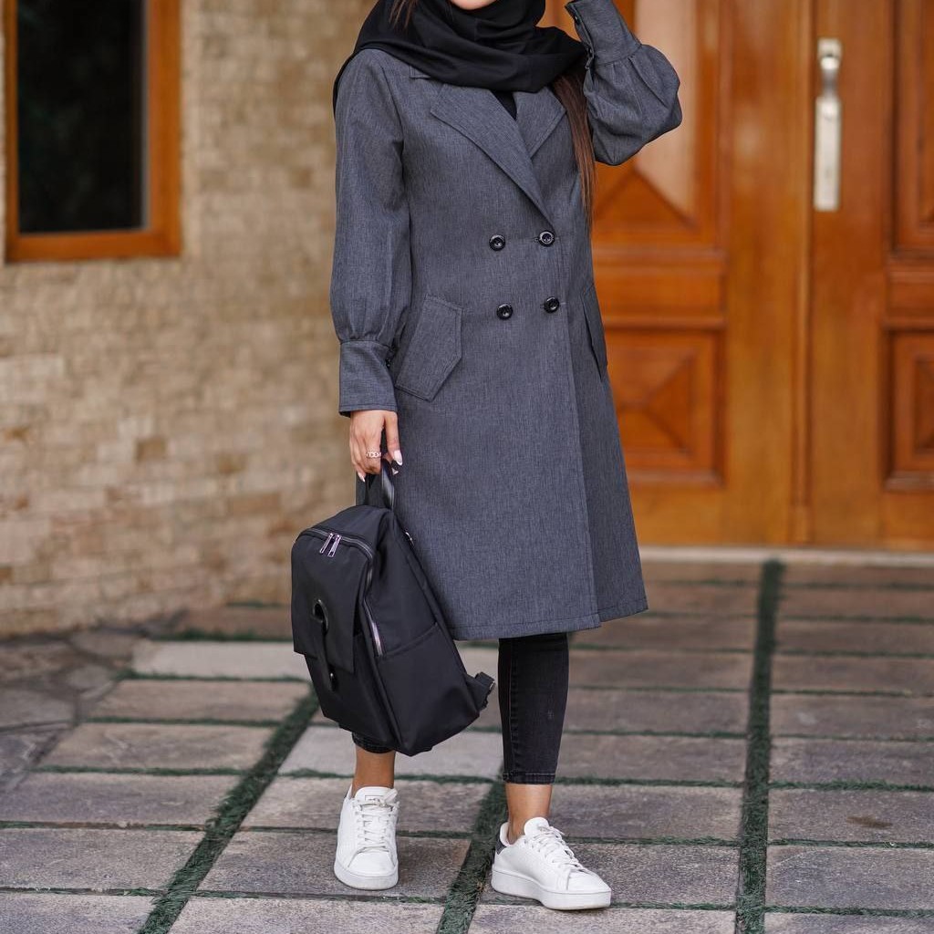 مانتو یقه انگلیسی هلما