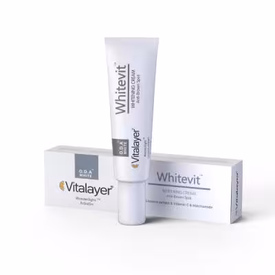 کرم روشن کننده ویتالیر مدل Whitevit حجم 30 میلی لیتر