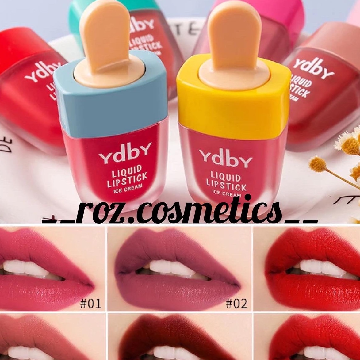 رژلب مایع مات 24 ساعته طرح بستنی