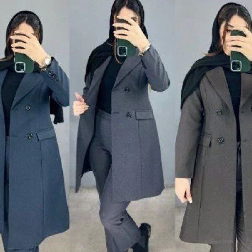 مانتو شلوار  اداری جنس فاستونی  عکس غیرژورنال ارسال میشه برای ارسال رایگان با غرفه دار هماهنگ کنید