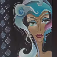 نقاشی  پرتره رنگ روغن   100.70