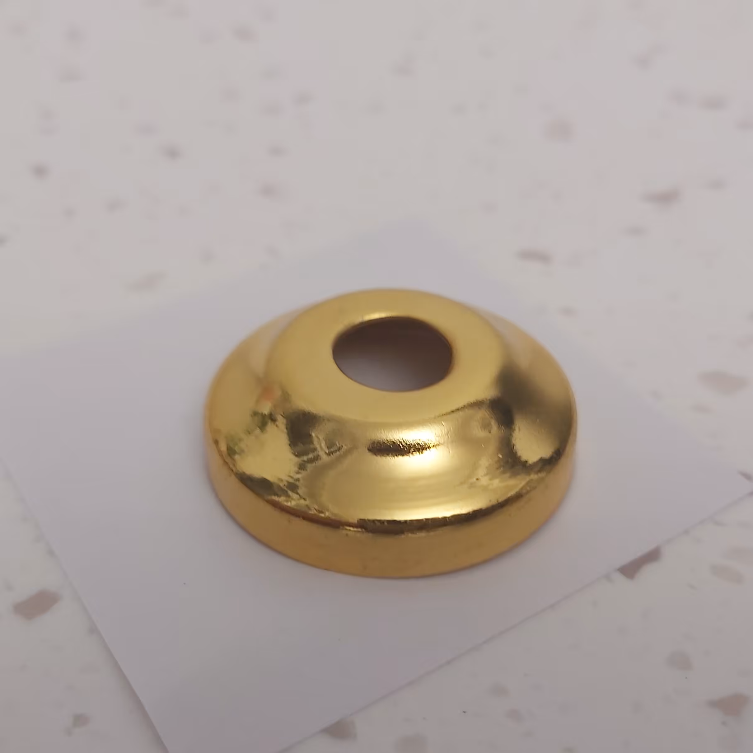 پولک  تک پله کوچک طلایی  لوازم لوستروآباژور  