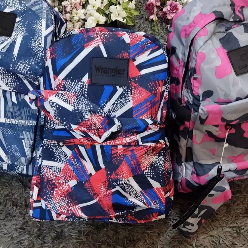 کوله مدل شمعی جنس شمعی درجه یک ابعاد 38در45 با جامدادی 