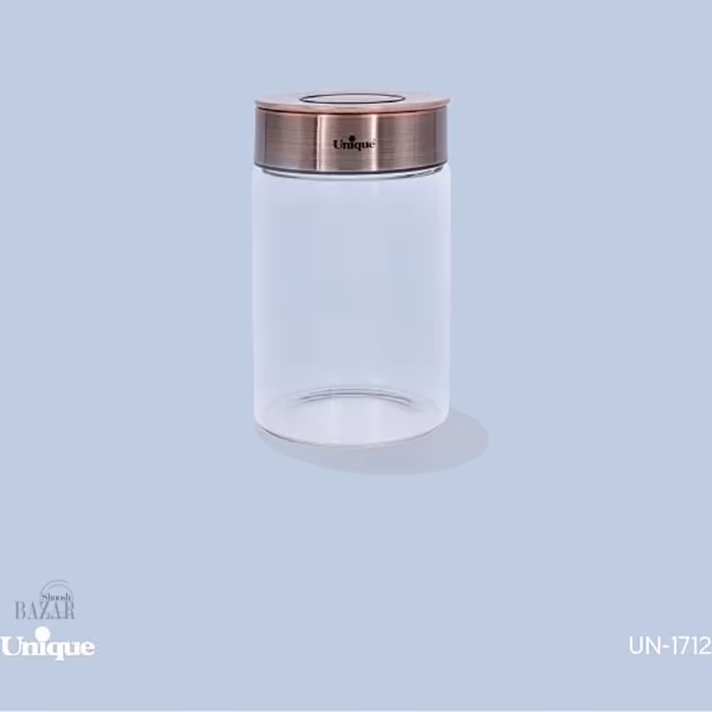 بانکه شیشه ای در مسی 15 سانت یونیک کد 1712