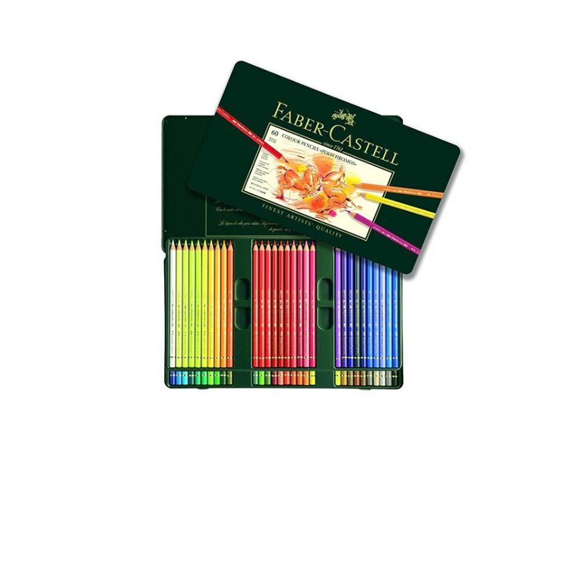 مداد رنگی 60 رنگ فابر-کاستل مدل Polychromos
