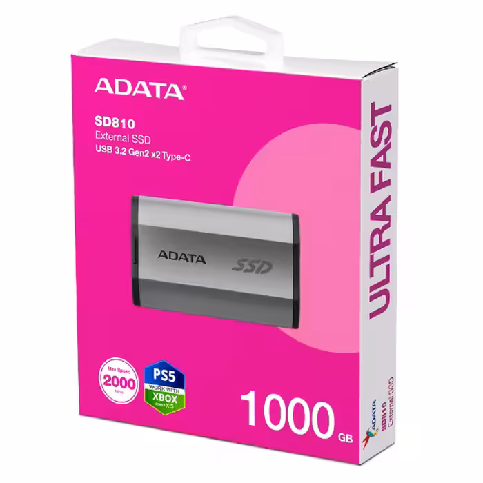 حافظه SSD اس‌اس‌دی اکسترنال ای دیتا مدل ADATA SD810 1TB