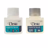 کریستال سرونیک دو جزئی وستا مدل128000801 حجم 40میلی لیتر بسته دو عددی بی رنگ