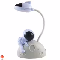 چراغ مطالعه فانتزی طرح فضانورد سفید