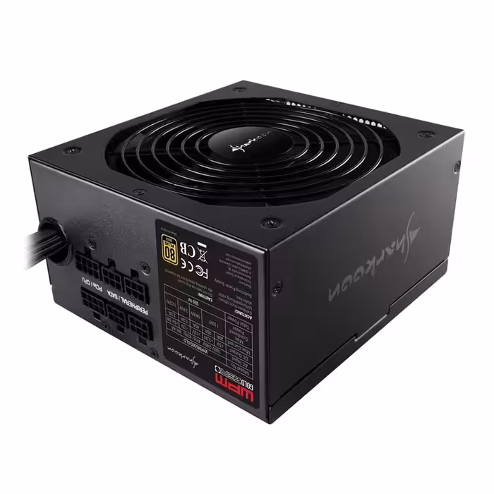 قیمت و خرید پاور کامپیوتر 650 وات نیمه ماژولار شارکن مدل WPM Gold ZERO | یاس ارتباط