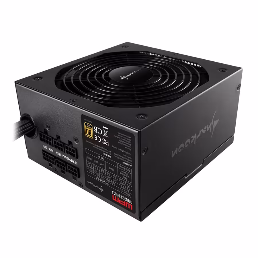 قیمت و خرید پاور کامپیوتر 650 وات نیمه ماژولار شارکن مدل WPM Gold ZERO | یاس ارتباط