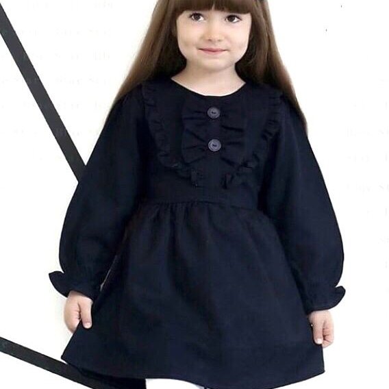 پیراهن پشمی شیک دخترانه