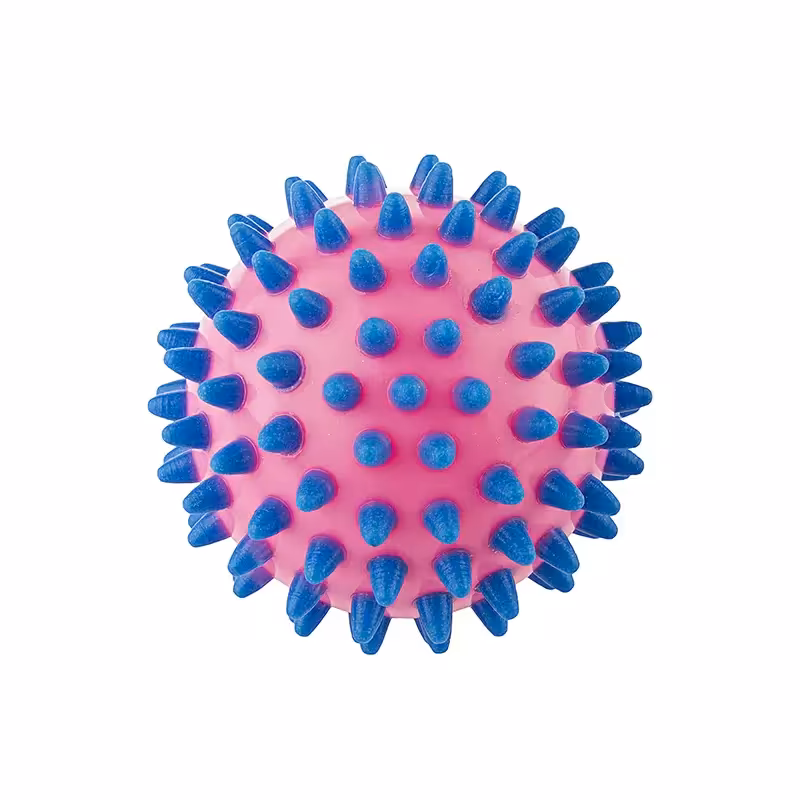 توپ بدنسازی ماساژ بال گلدن استار 7سانتیمتری Medium | صورتی/آبی