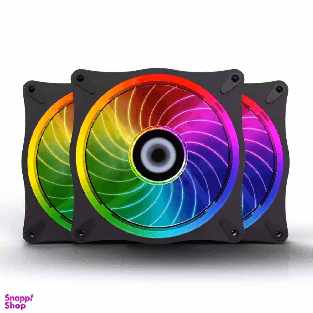 فن کیس گیم مکس (Gamemax) مدل Rl 300 - 3 In 1 رنگ مشکی