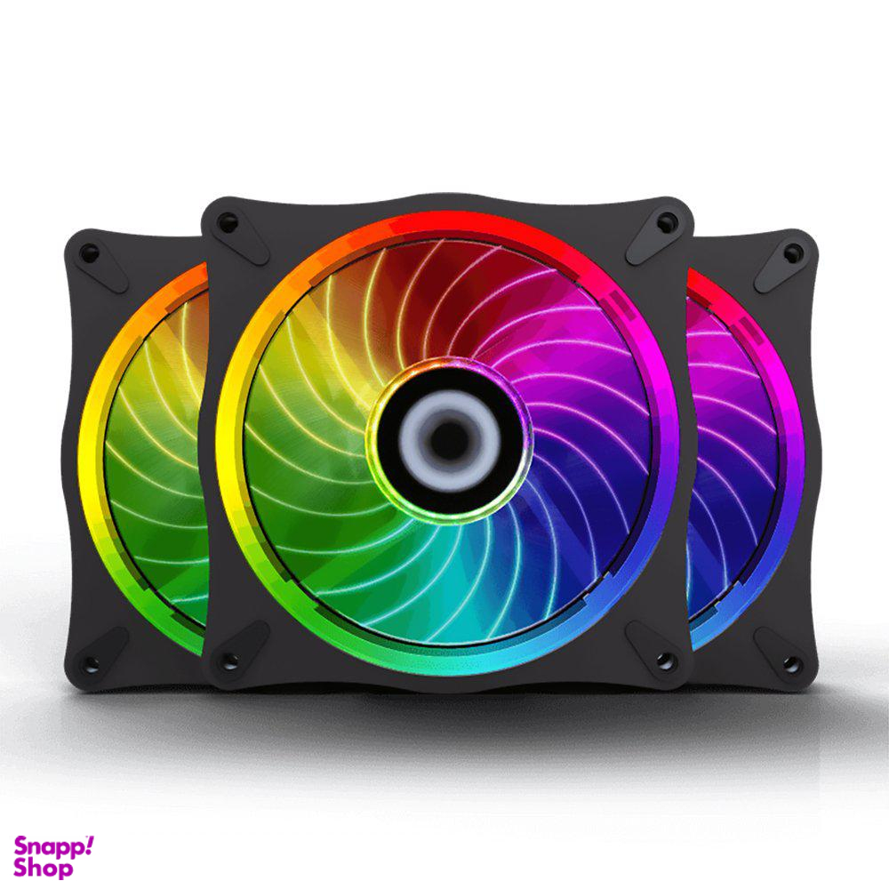 فن کیس گیم مکس (Gamemax) مدل Rl 300 - 3 In 1 رنگ مشکی