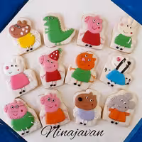 کوکی دکوراتیو  طرح پیگا پیلا