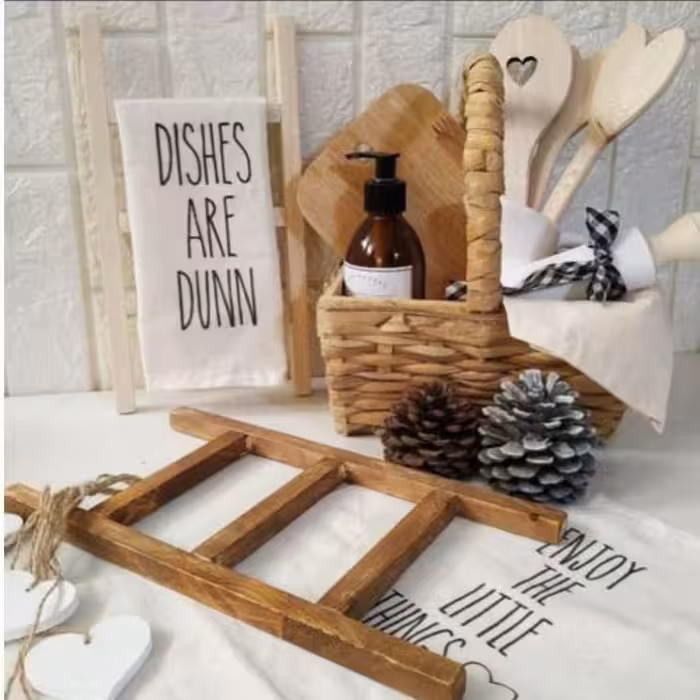 نردبان چوبی یک عدد بدون دستمال