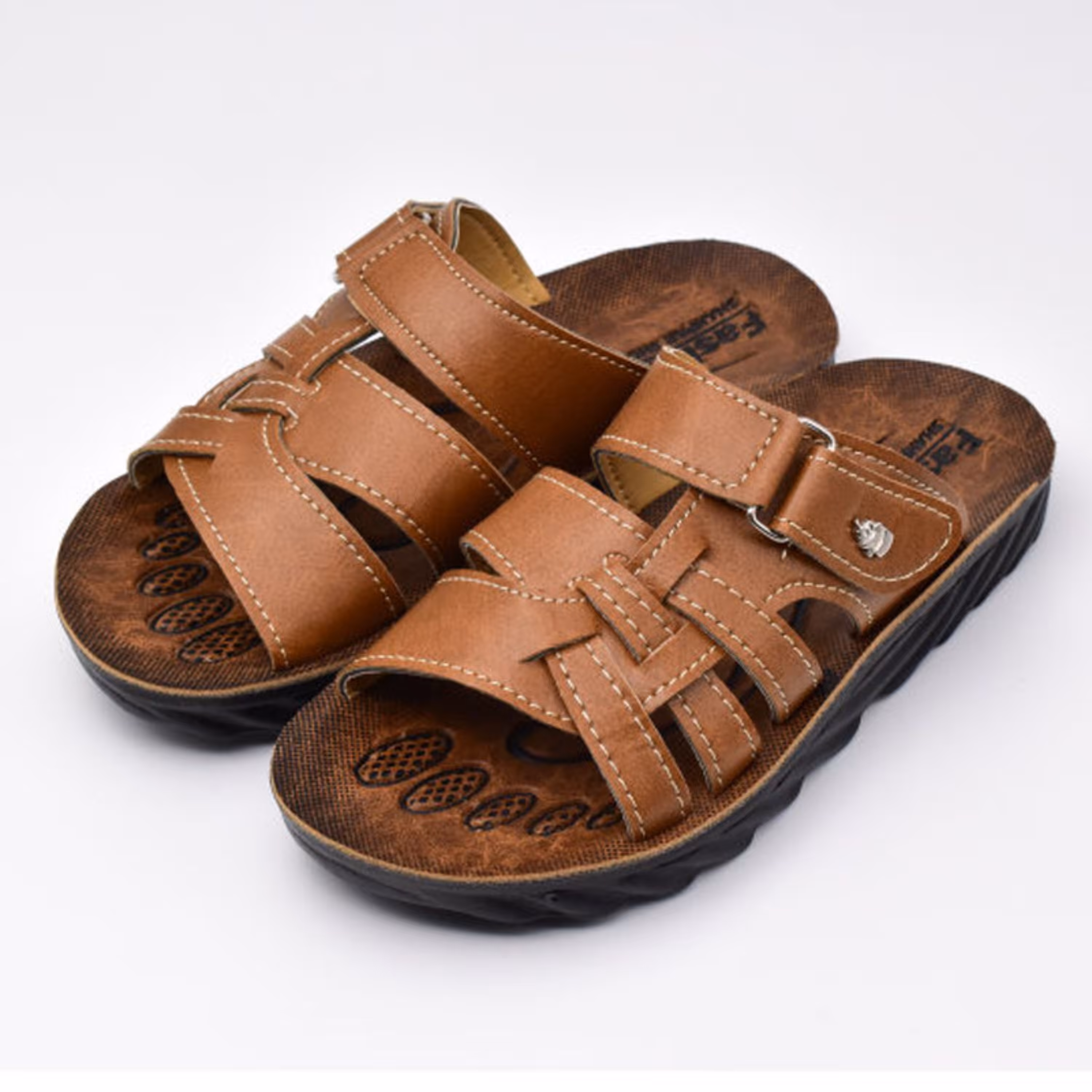 صندل پسرانه شهپر  کد 3018 عسلی