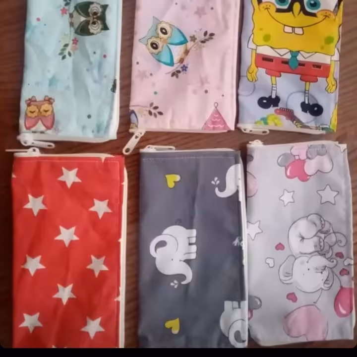 کیف ساندویچ، داخل کار پلاستیک، دور هم زیپ داره