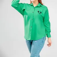 شومیز  مانتوی میکی موس رنگ بژ جنس داکرون مناسب 36تا44 