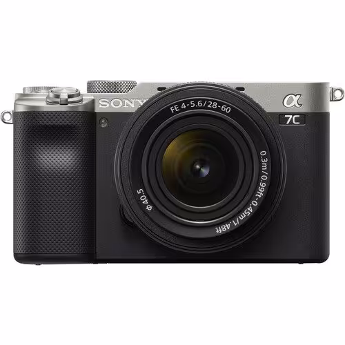 دوربین بدون آینه سونی همراه لنز Sony a7C Mirrorless KIT 28-60mm Silver