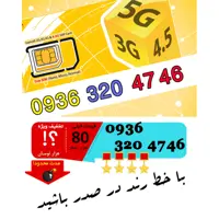 سیم کارت رند اعتباری ایرانسل 09363204746