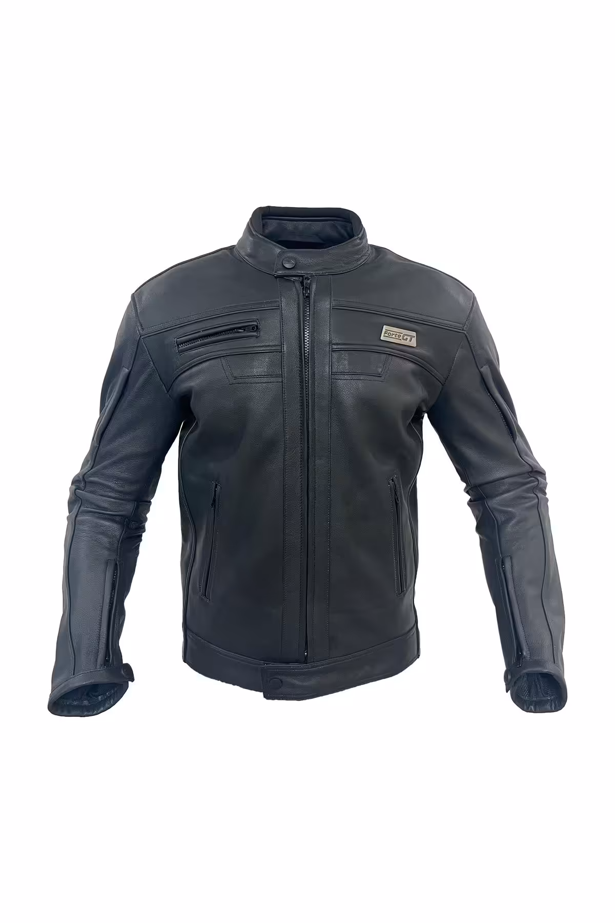 کاپشن موتورسوار سبز مردانه 2002001 Buffalo Leanine چرمی Stoncoat موتورسیکلت فورت جی تی Forte Gt