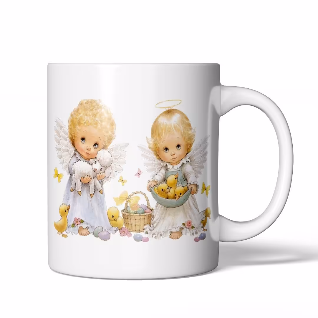 لیوان ماگ سرامیکی مدل فرشته ها