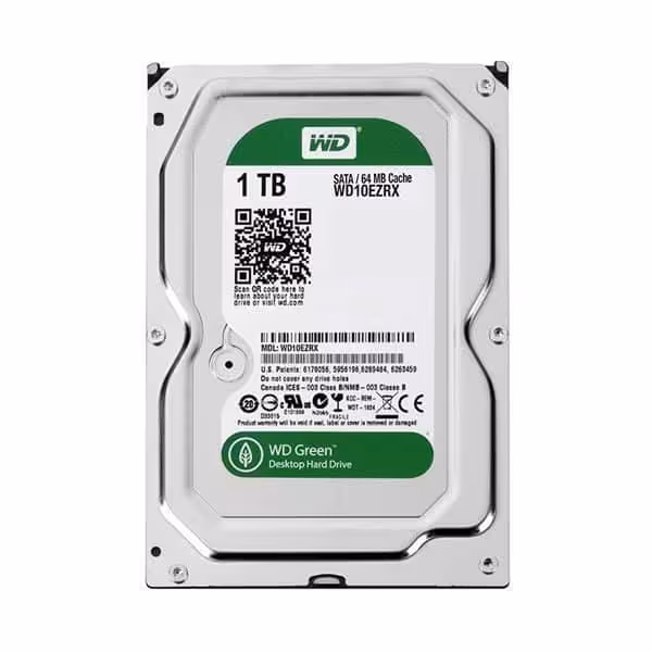 خرید و قیمت حافظه هارددیسک اینترنال وسترن دیجیتال سری سبز مدل WD10EZRX ظرفیت 1 ترابایت - آسیا لپتاپ