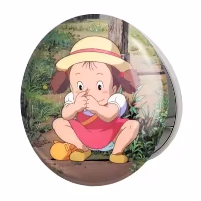 آینه جیبی خندالو طرح انیمه توتورو Totoro مدل تاشو کد 4548