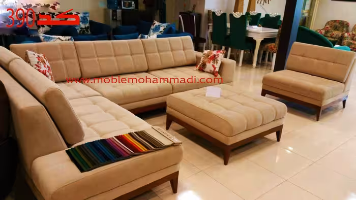 مبل راحتی ال ست 7 نفره کد 390